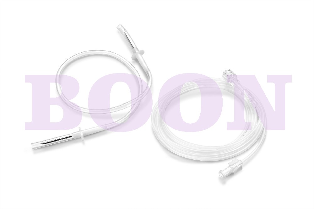 Infusion connecting tube for single use