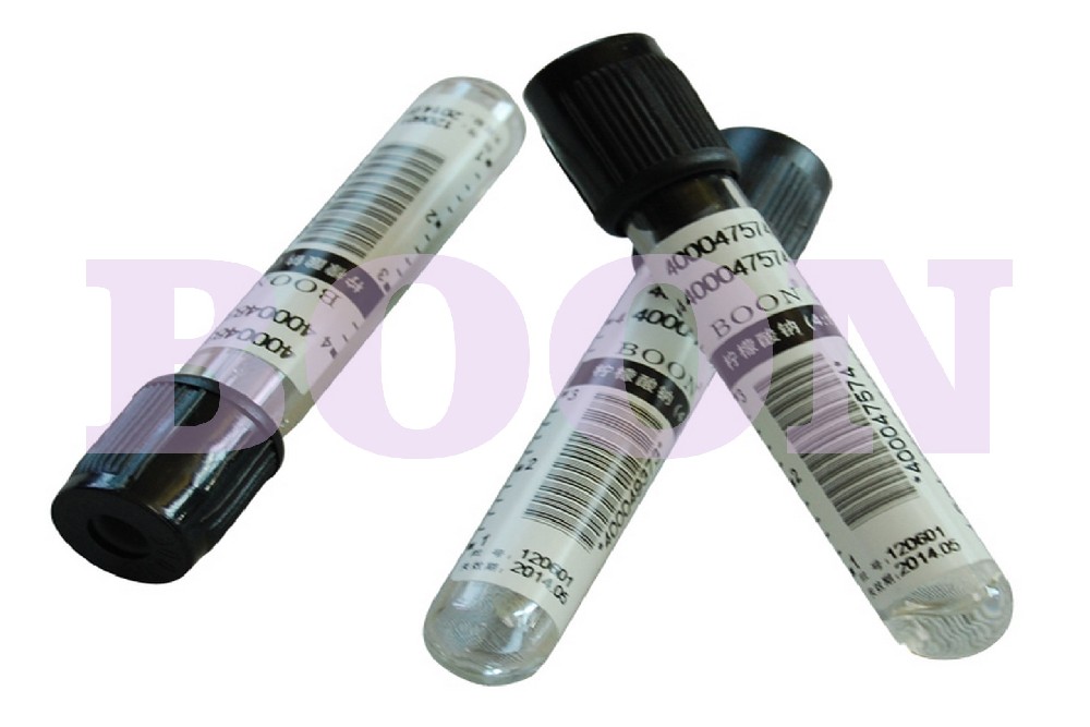 Erythrocyte sedimentation tube sodium citrate (1: 4)